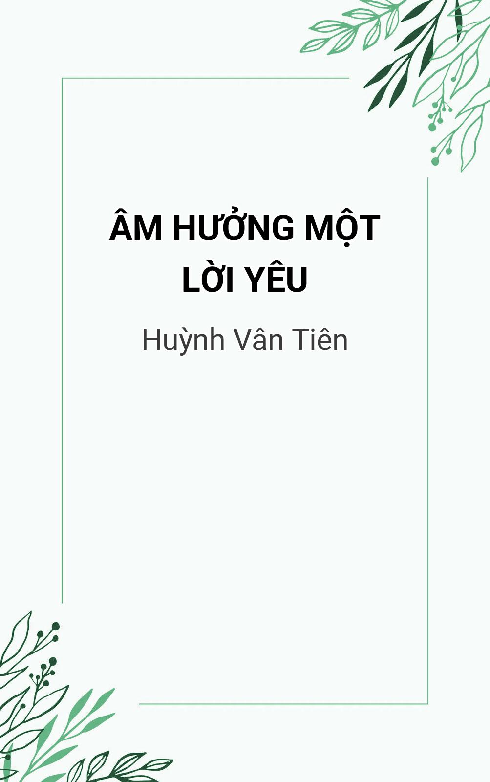 Âm Hưởng Một Lời Yêu