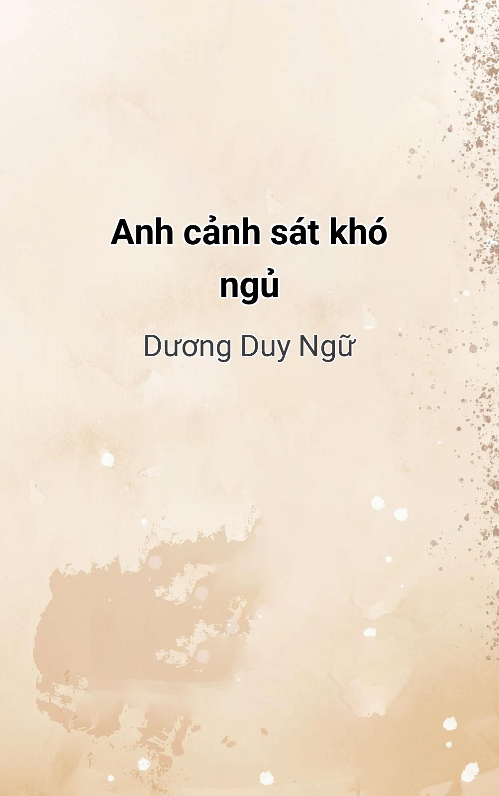 Anh Cảnh Sát Khó Ngủ