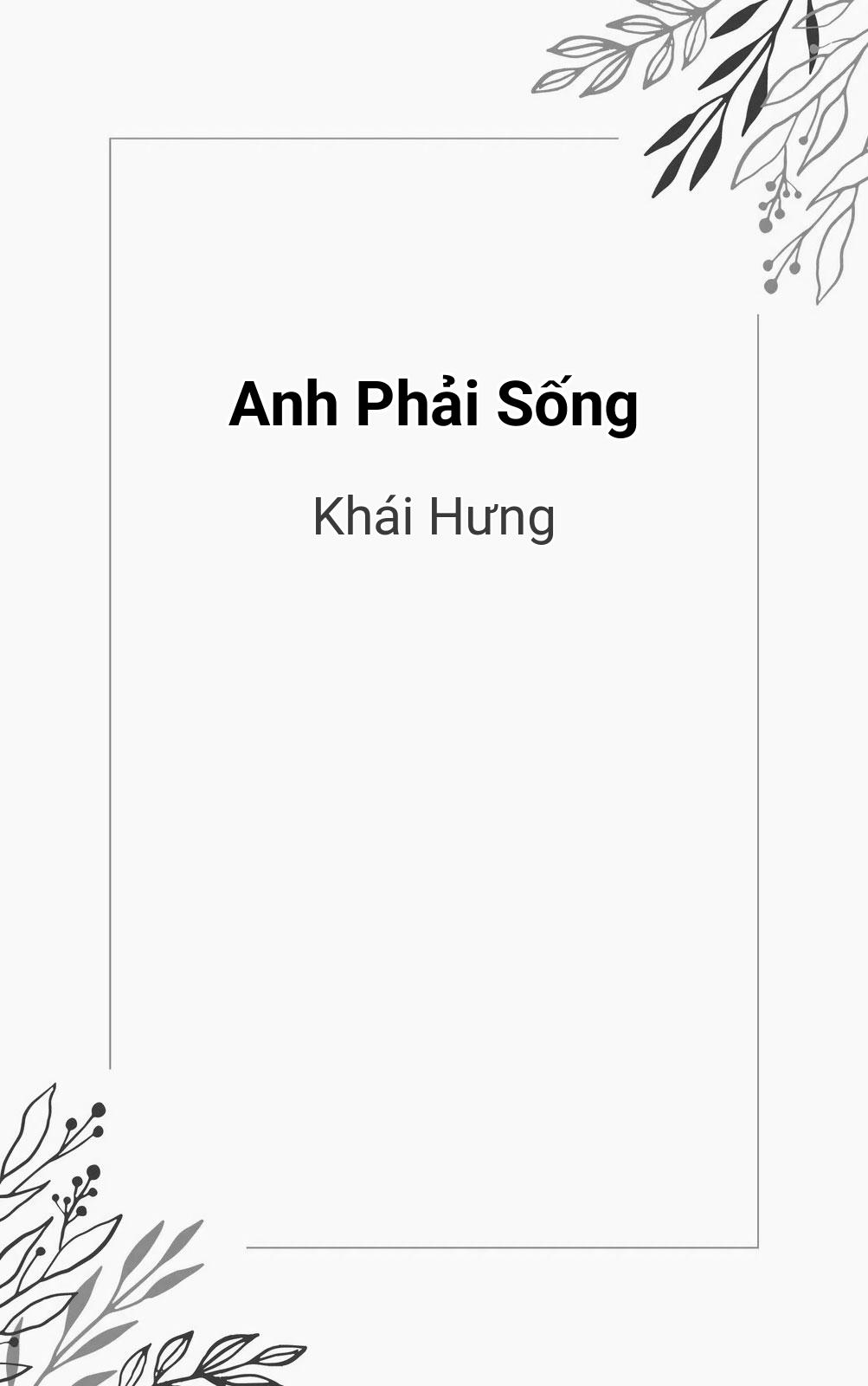 Anh Phải Sống