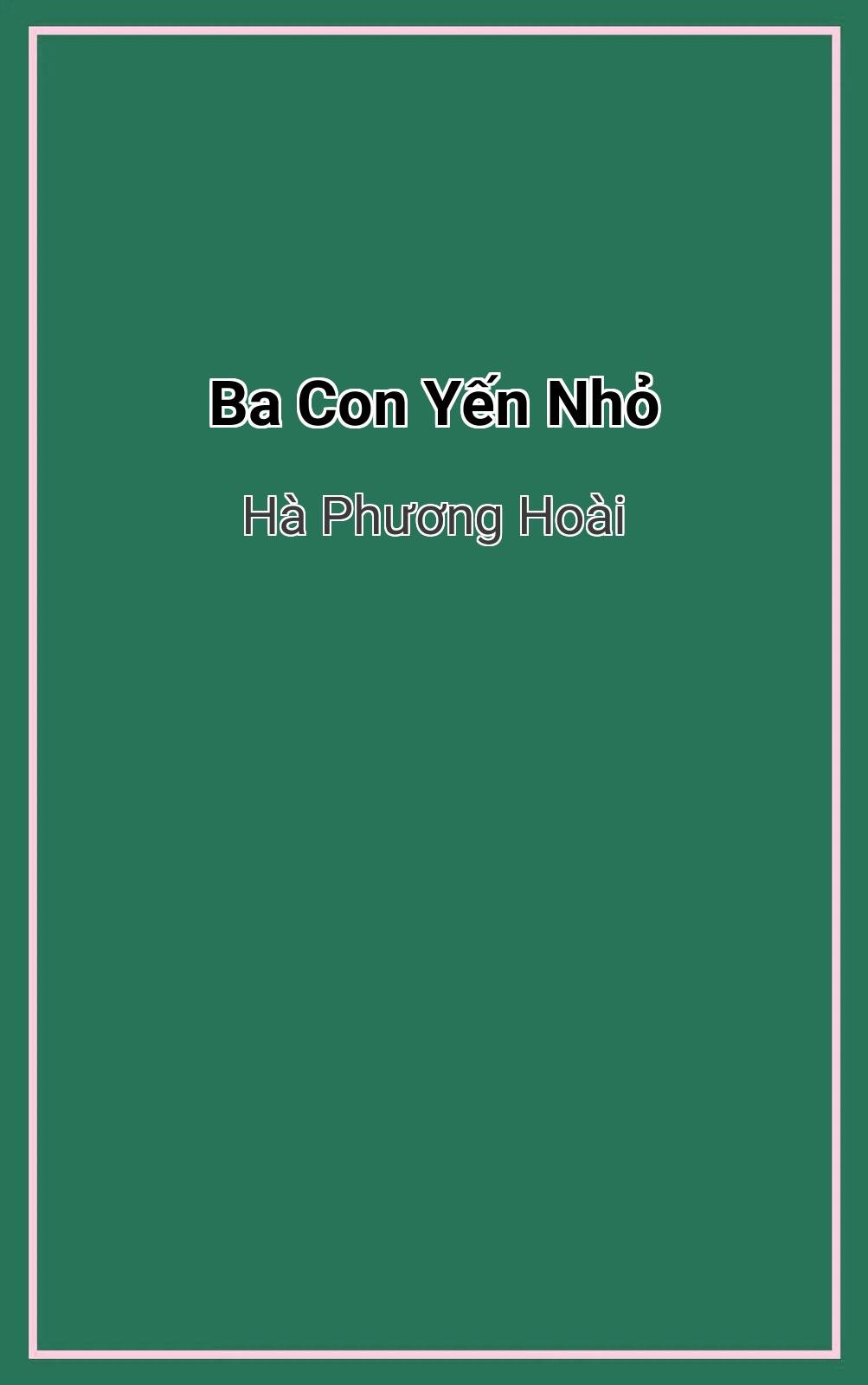 Ba Con Yến Nhỏ