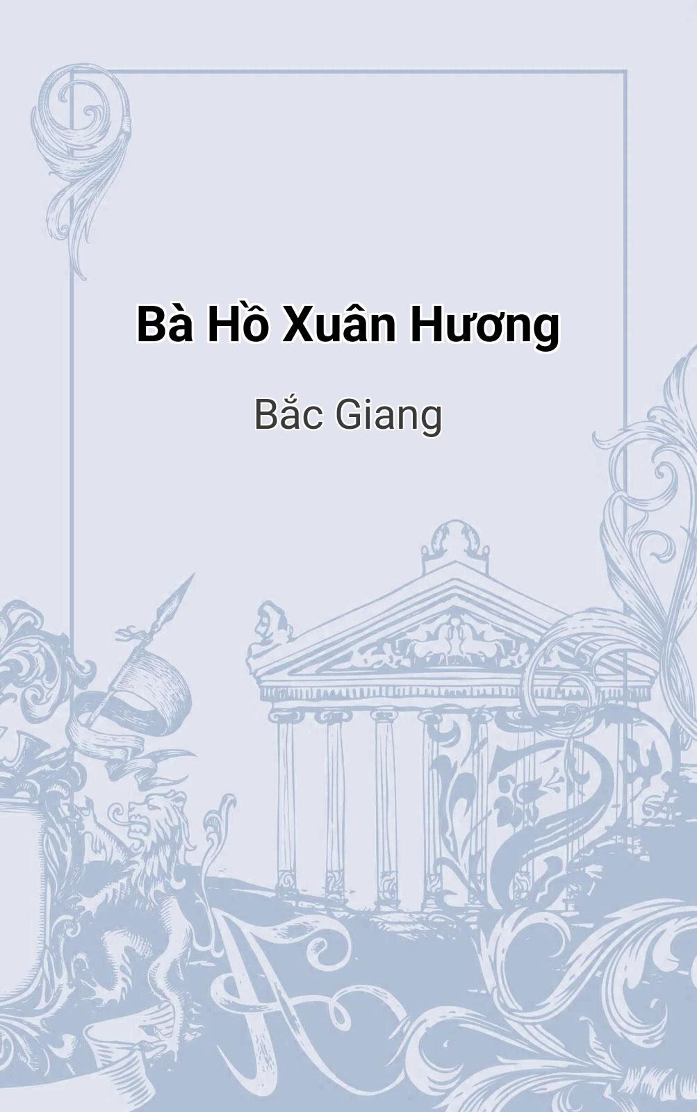 Bà Hồ Xuân Hương