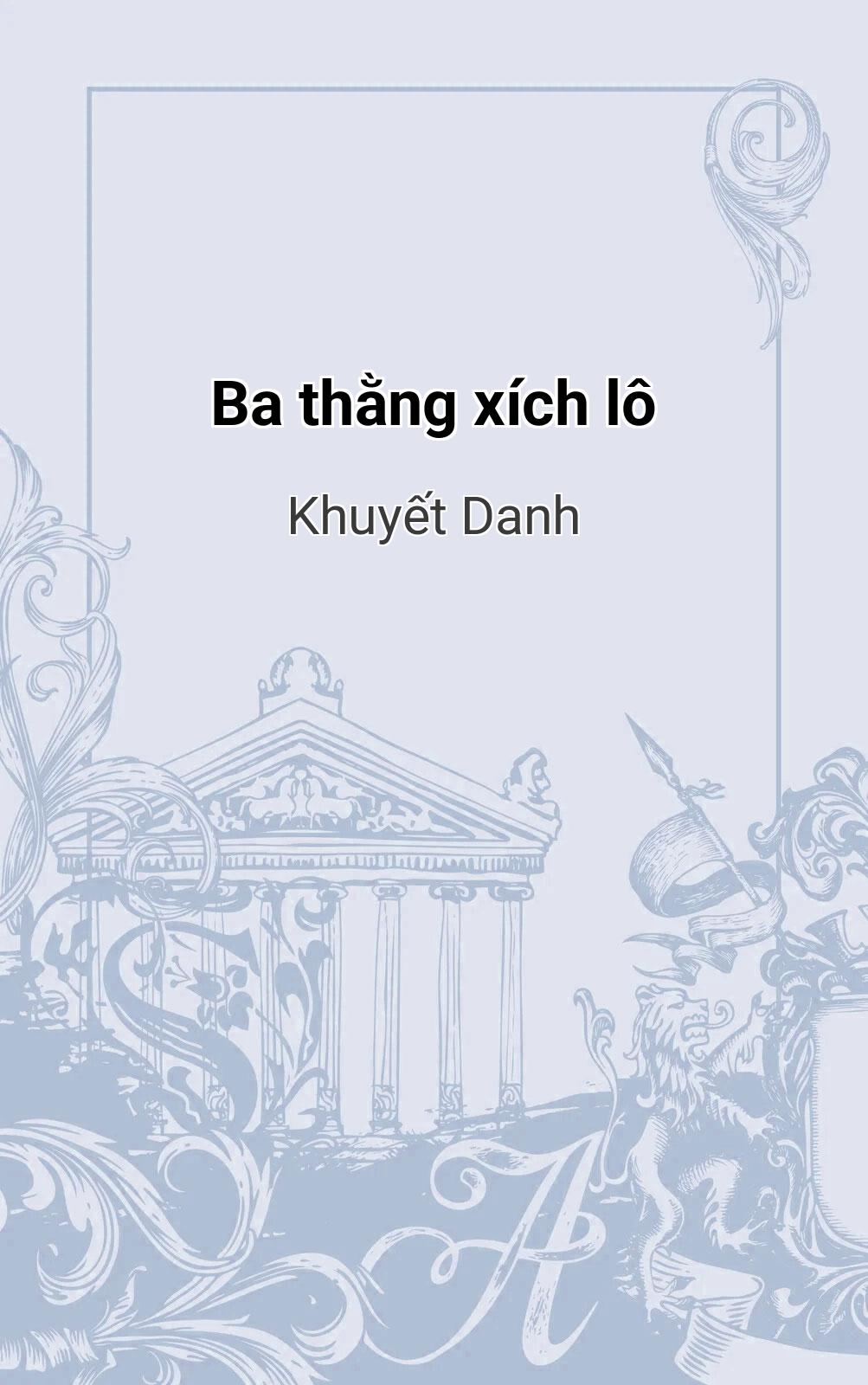 Ba Thằng Xích Lô