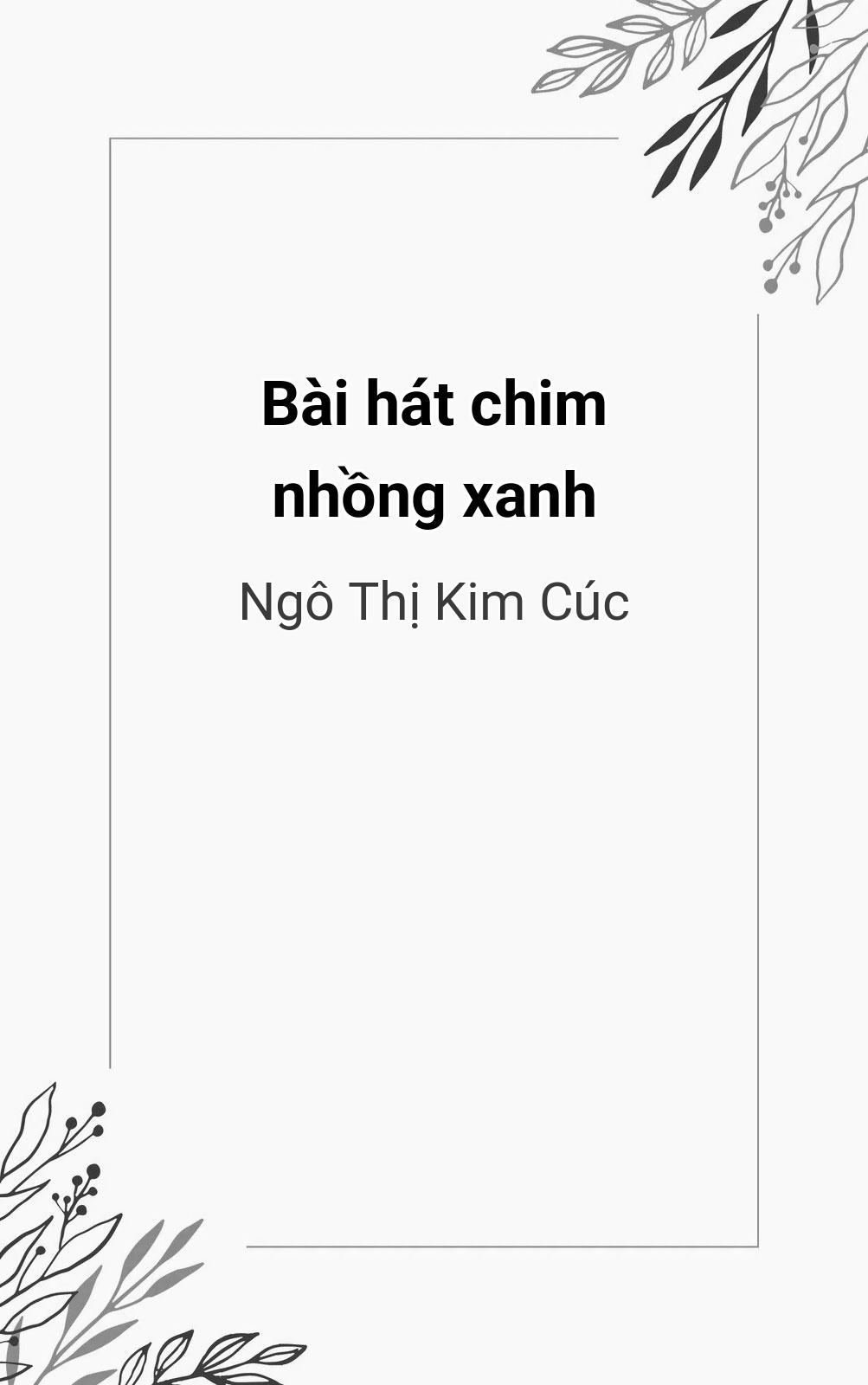 Bài Hát Chim Nhồng Xanh