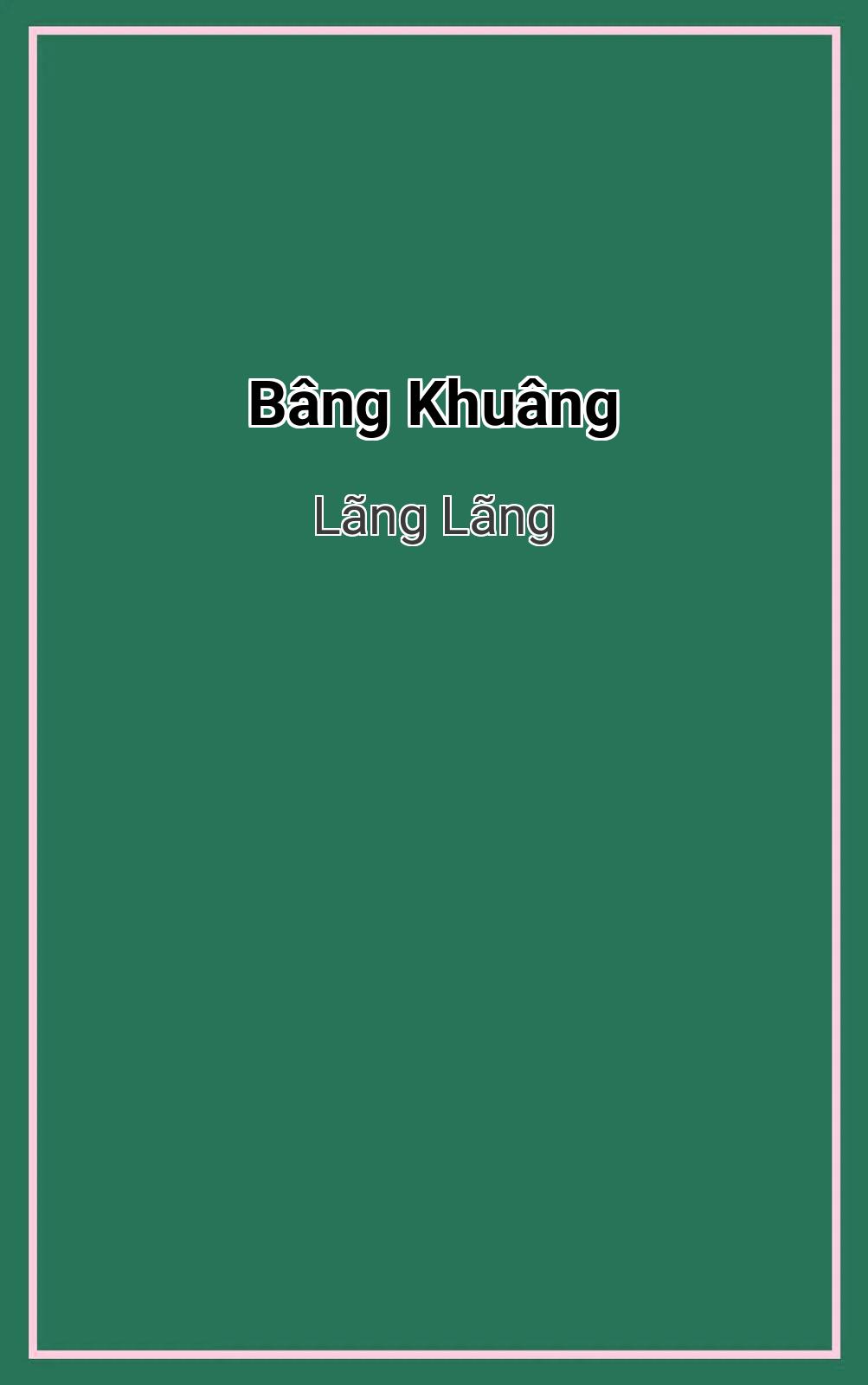 Bâng Khuâng