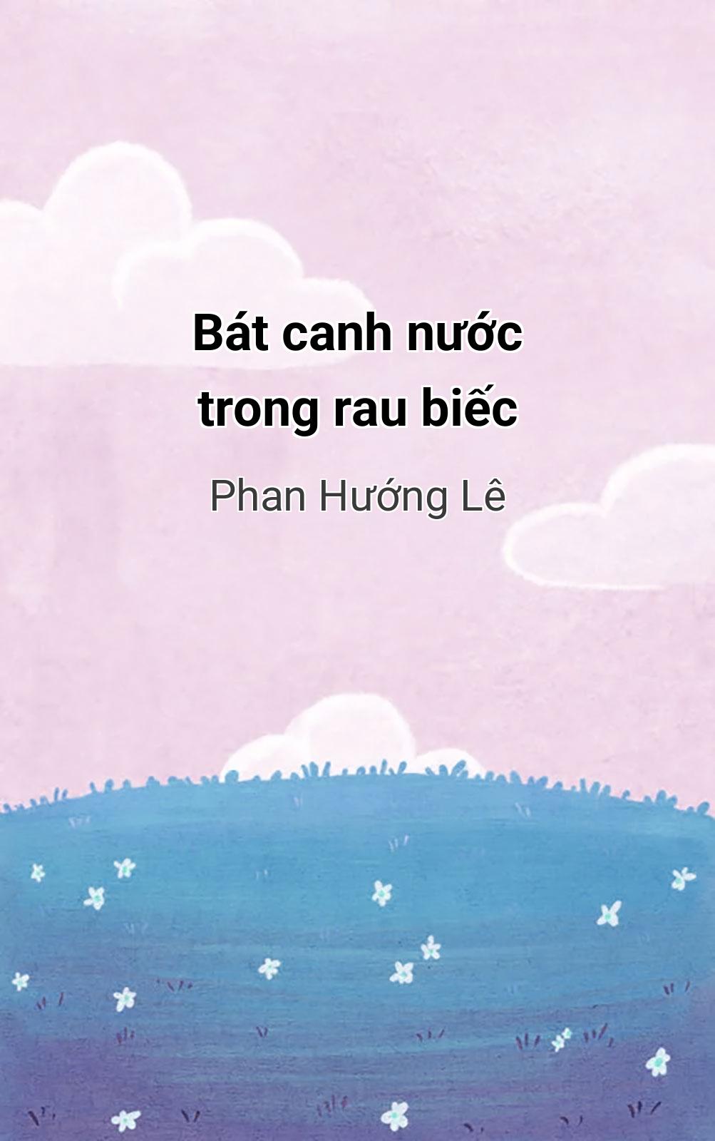 Bát Canh Nước Trong Rau Biếc