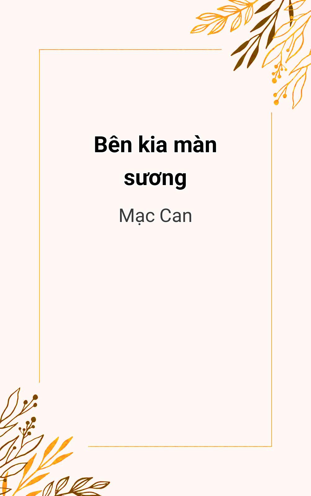 Bên Kia Màn Sương