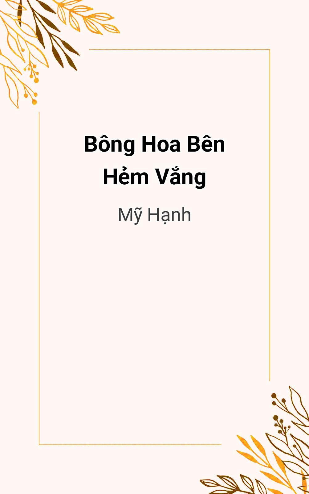 Bông Hoa Bên Hẻm Vắng