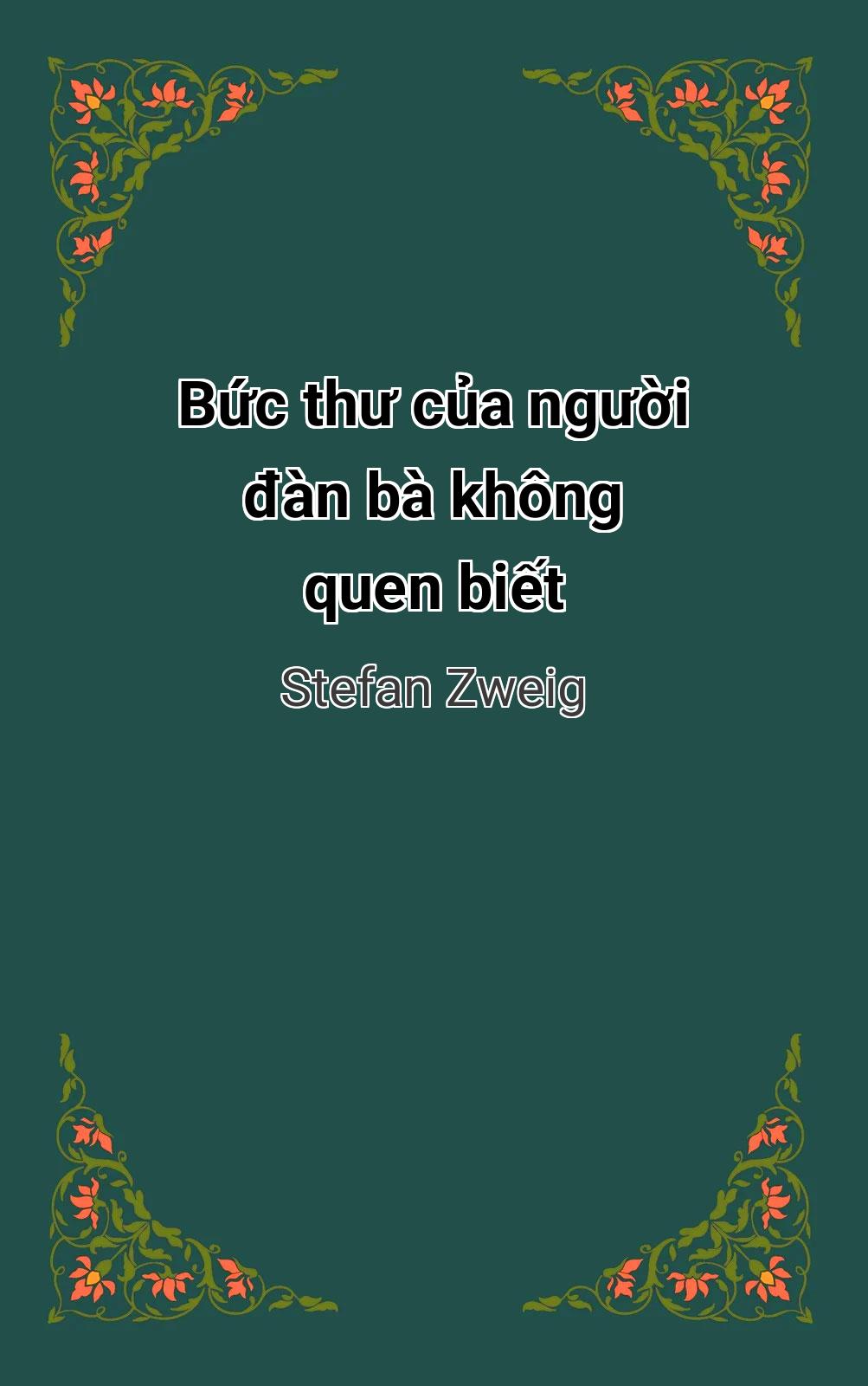 Bức Thư Của Người Đàn Bà Không Quen Biết