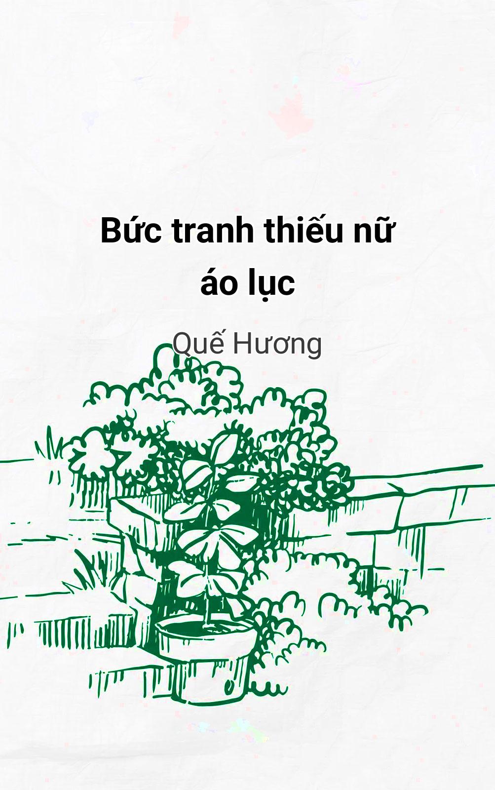 Bức Tranh Thiếu Nữ Áo Lục