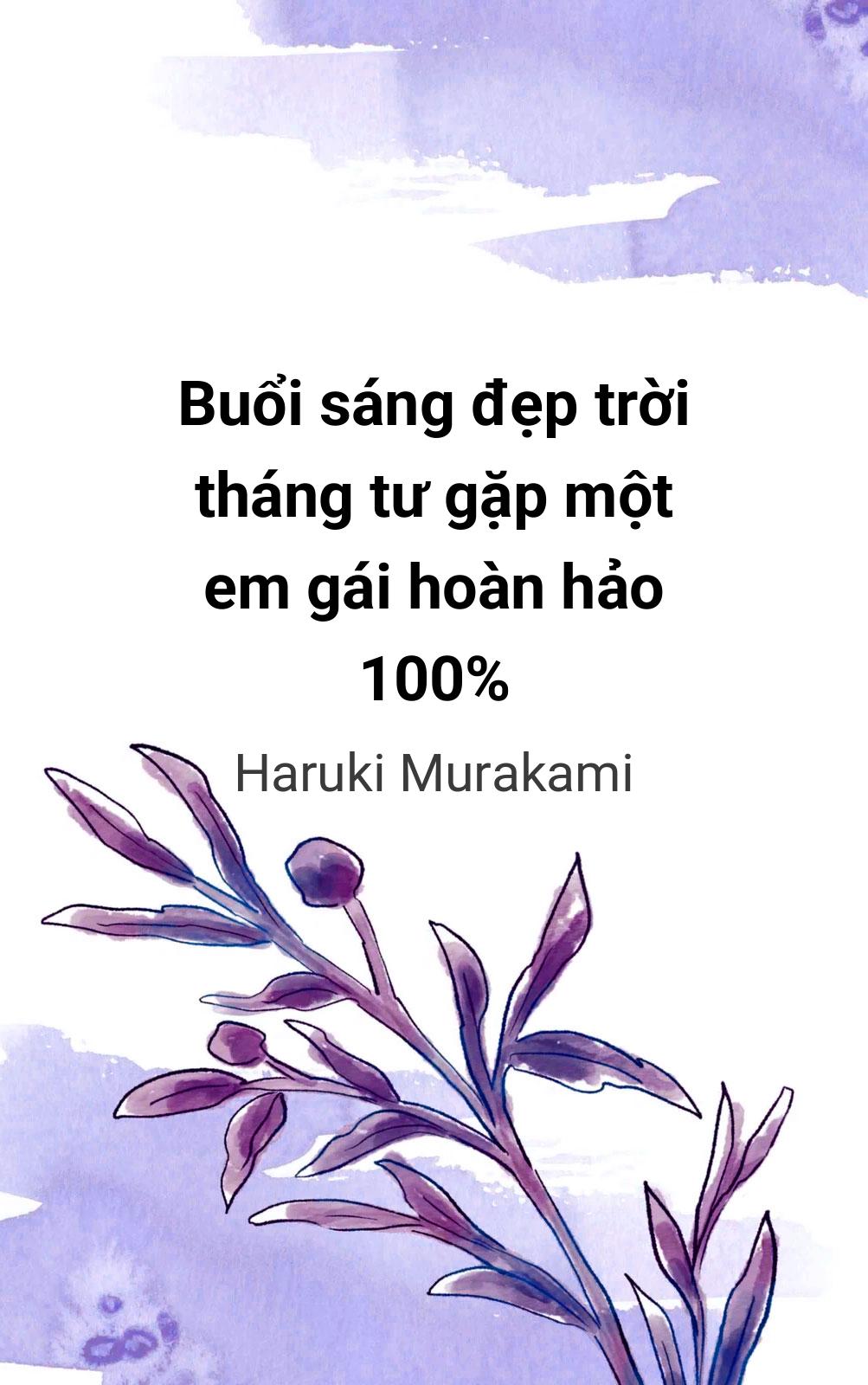 Buổi Sáng Đẹp Trời Tháng Tư Gặp Một Em Gái Hoàn Hảo 100%