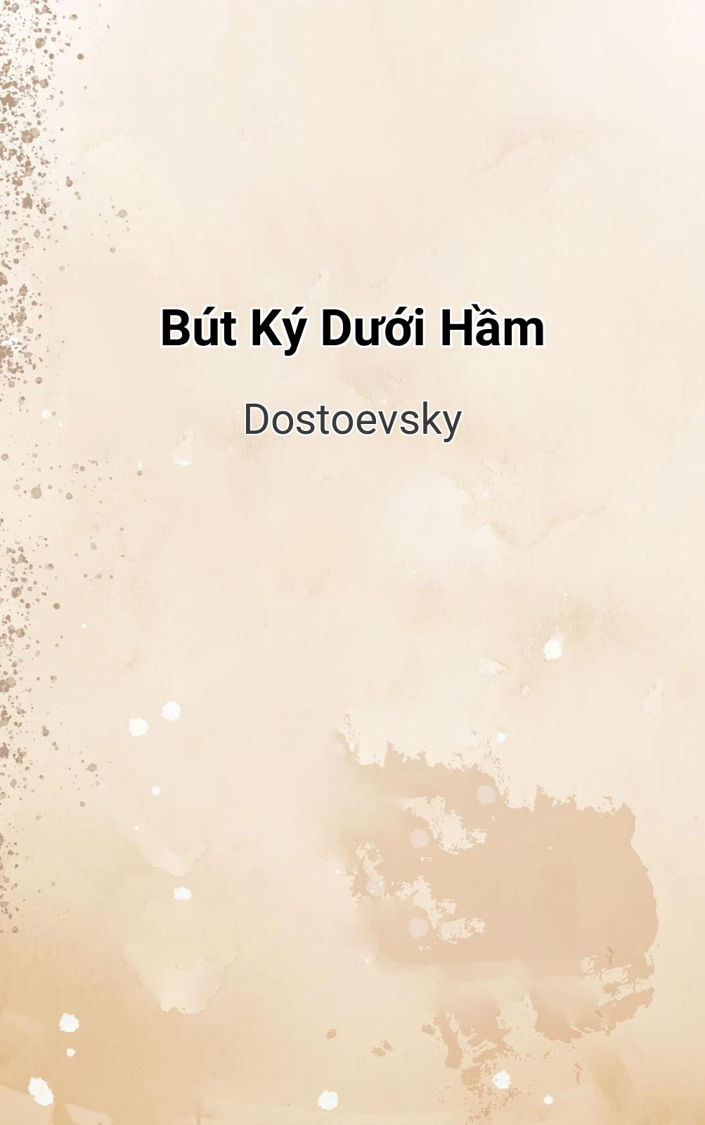 Bút Ký Dưới Hầm