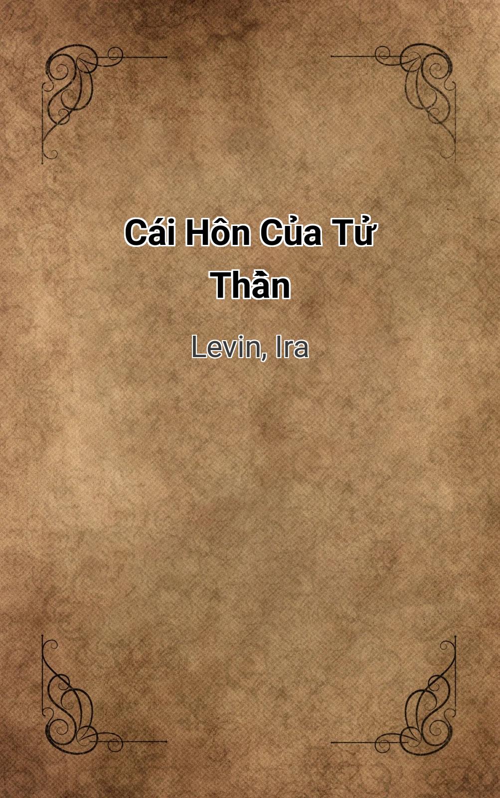 CáI Hôn CủA Tử ThầN