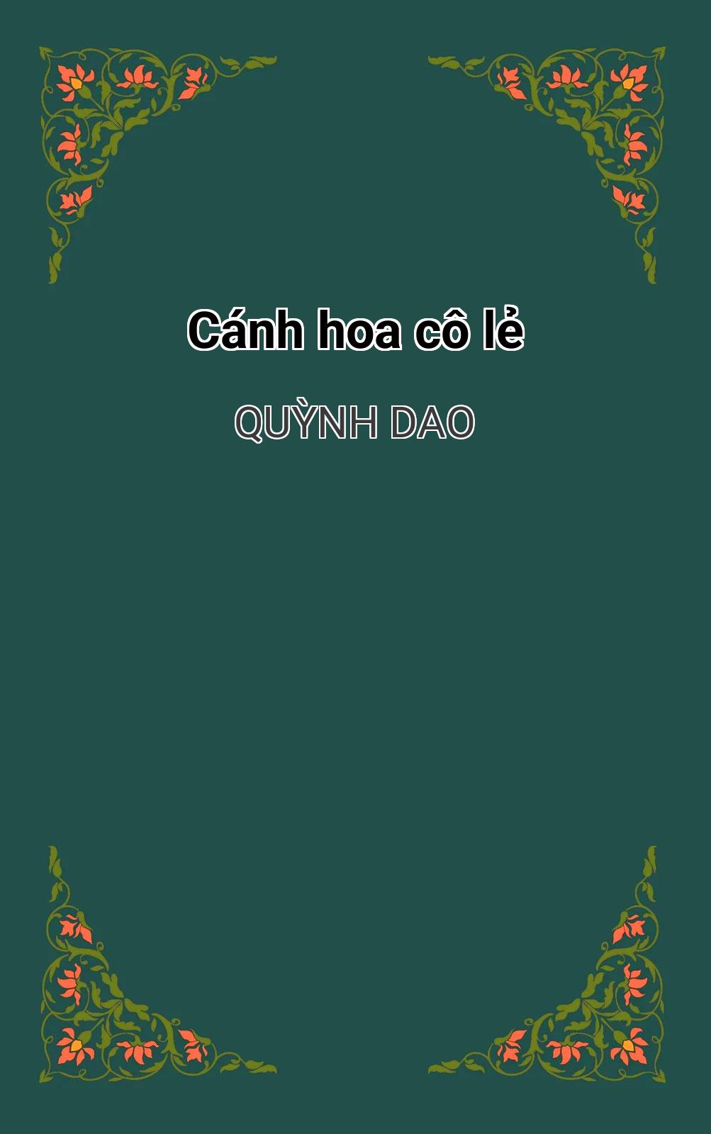 Cánh Hoa Cô Lẻ