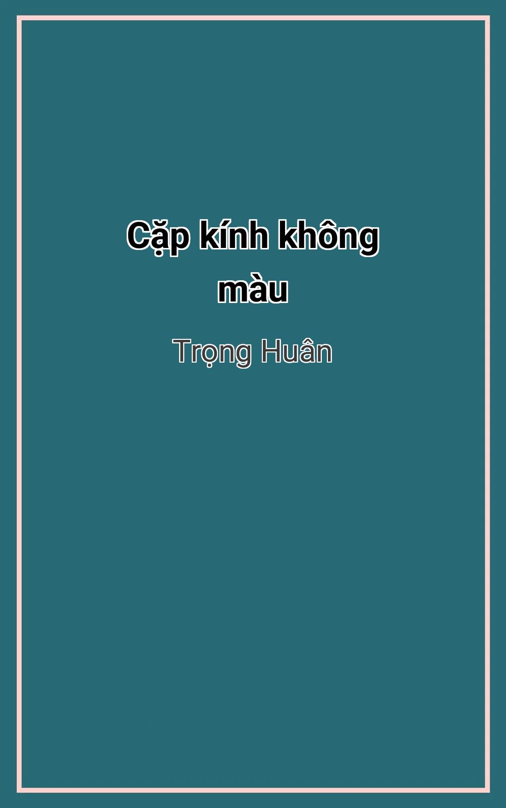 Cặp Kính Không Màu