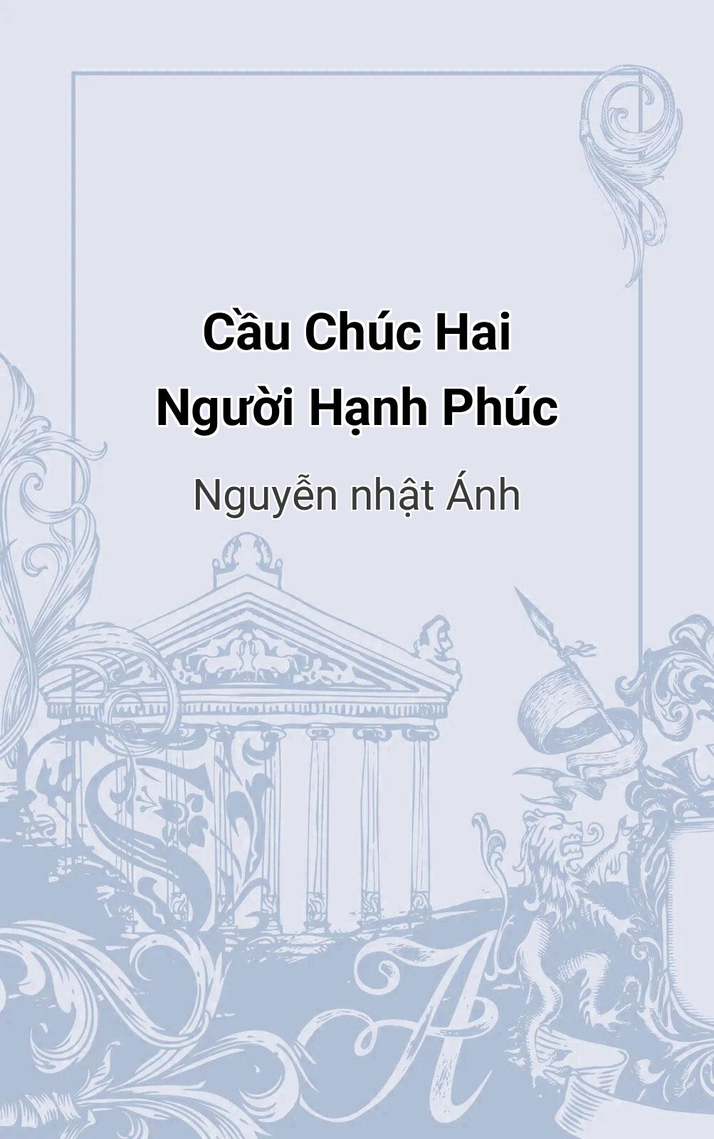 Cầu Chúc Hai Người Hạnh Phúc