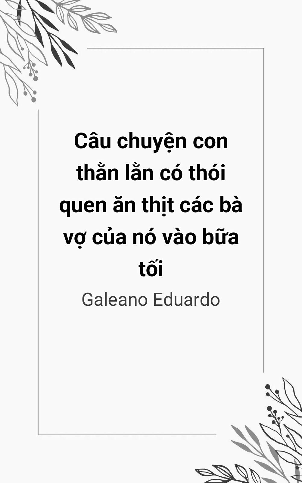 Câu Chuyện Con Thằn Lằn Có Thói Quen Ăn Thịt Các Bà Vợ Của Nó Vào Bữa Tối