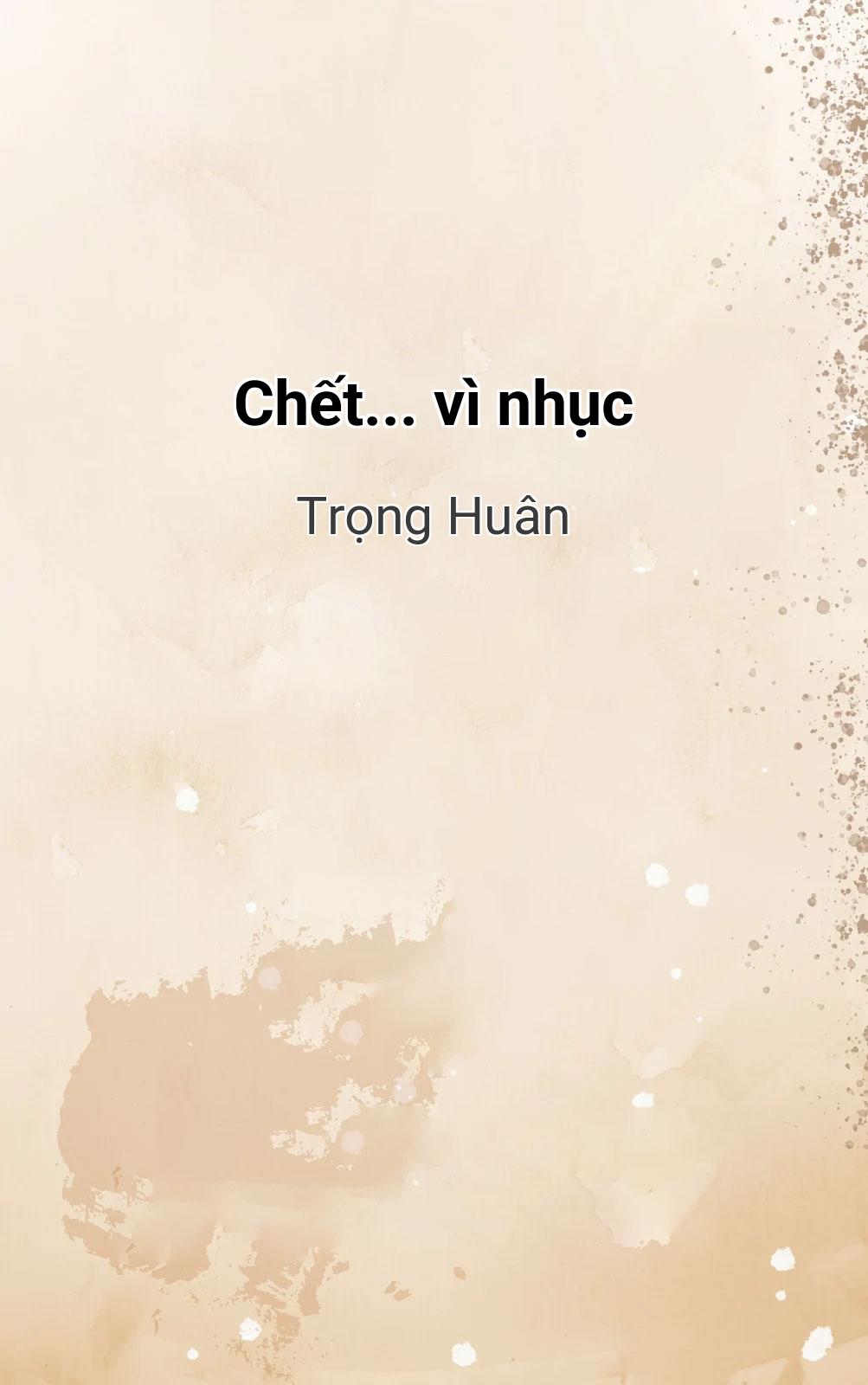 Chết... Vì Nhục