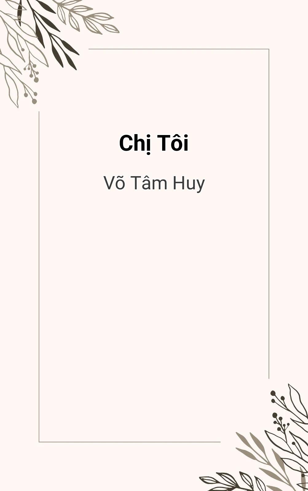 Chị Tôi
