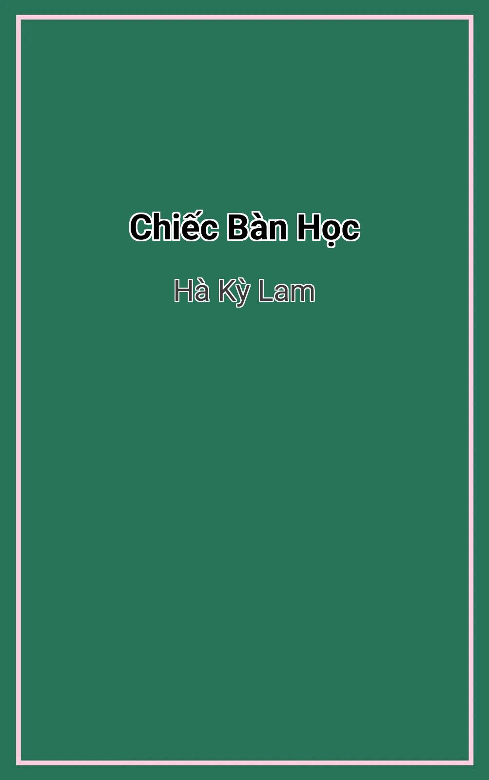 Chiếc Bàn Học