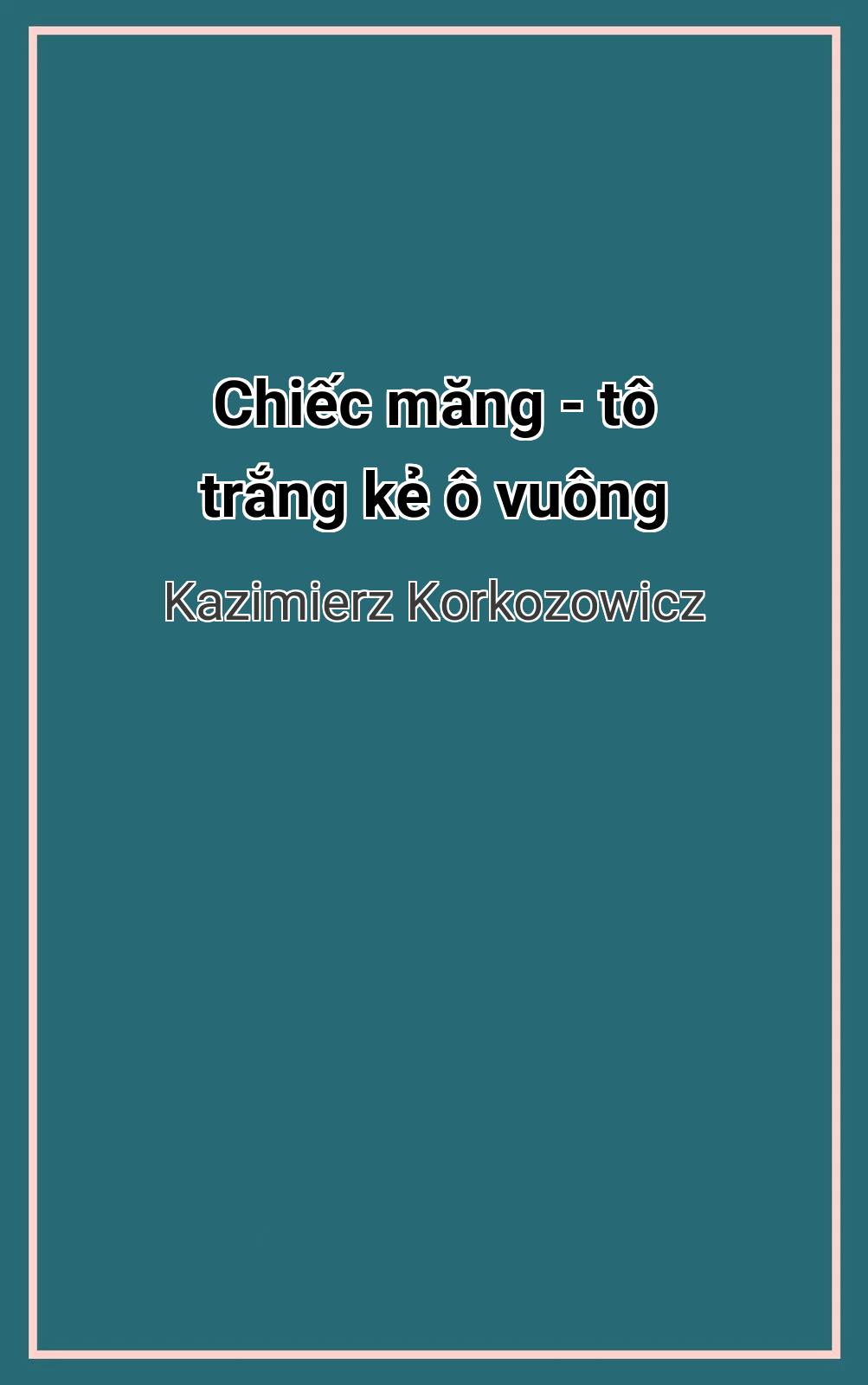 Chiếc Măng - Tô Trắng Kẻ Ô Vuông