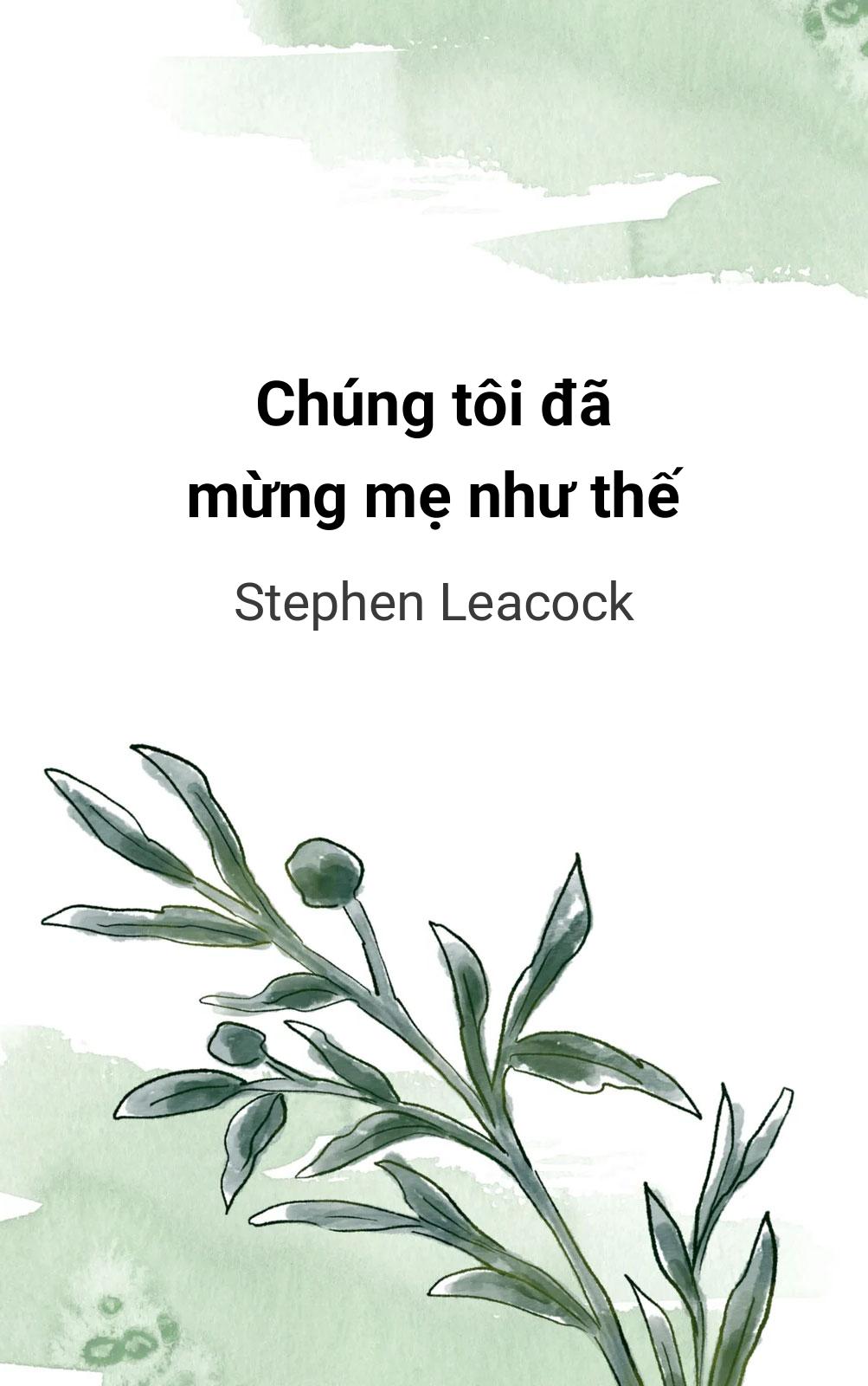Chúng Tôi Đã Mừng Mẹ Như Thế