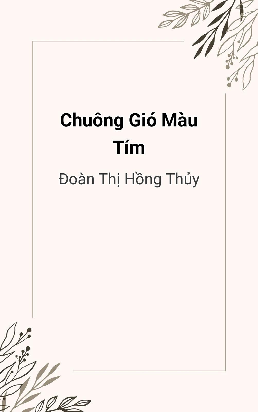Chuông Gió Màu Tím