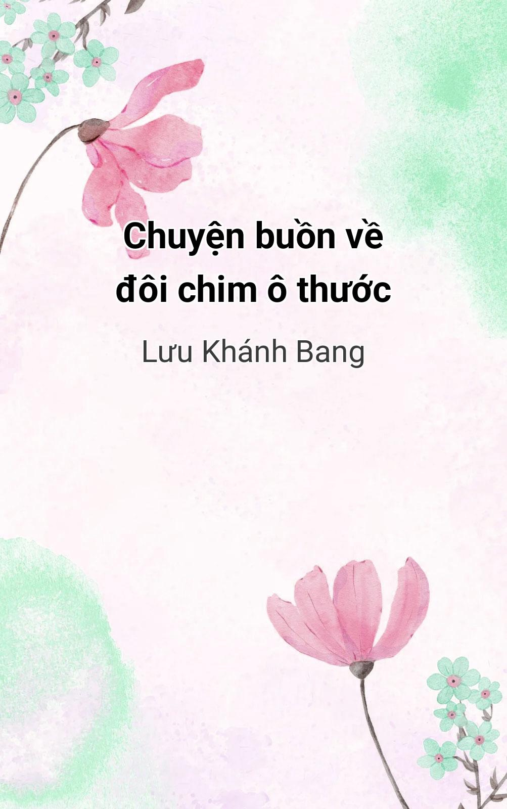 Chuyện Buồn Về Đôi Chim Ô Thước