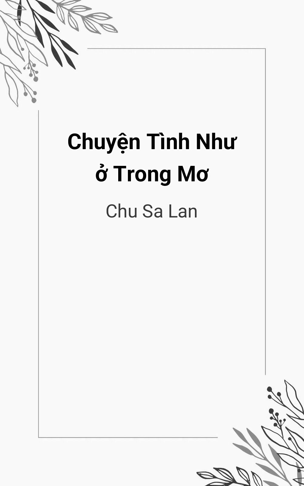 Chuyện Tình Như Ở Trong Mơ