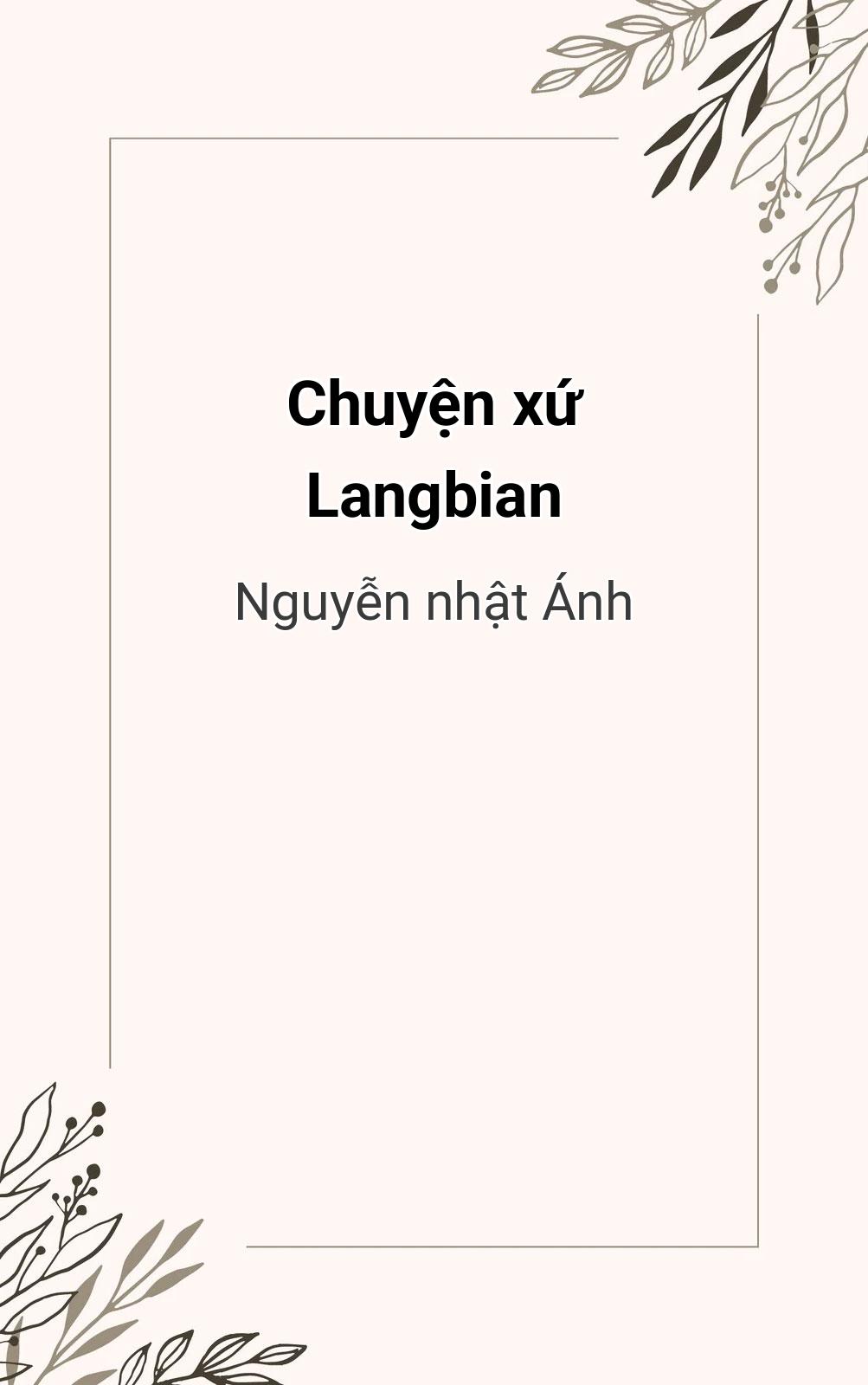 Chuyện Xứ Langbian