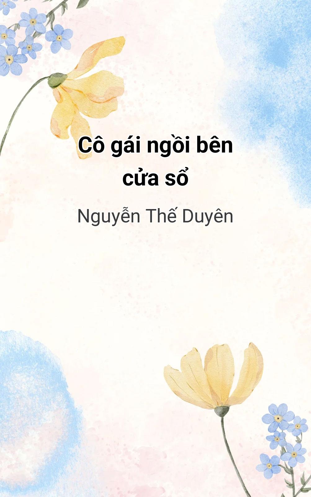 Cô Gái Ngồi Bên Cửa Sổ