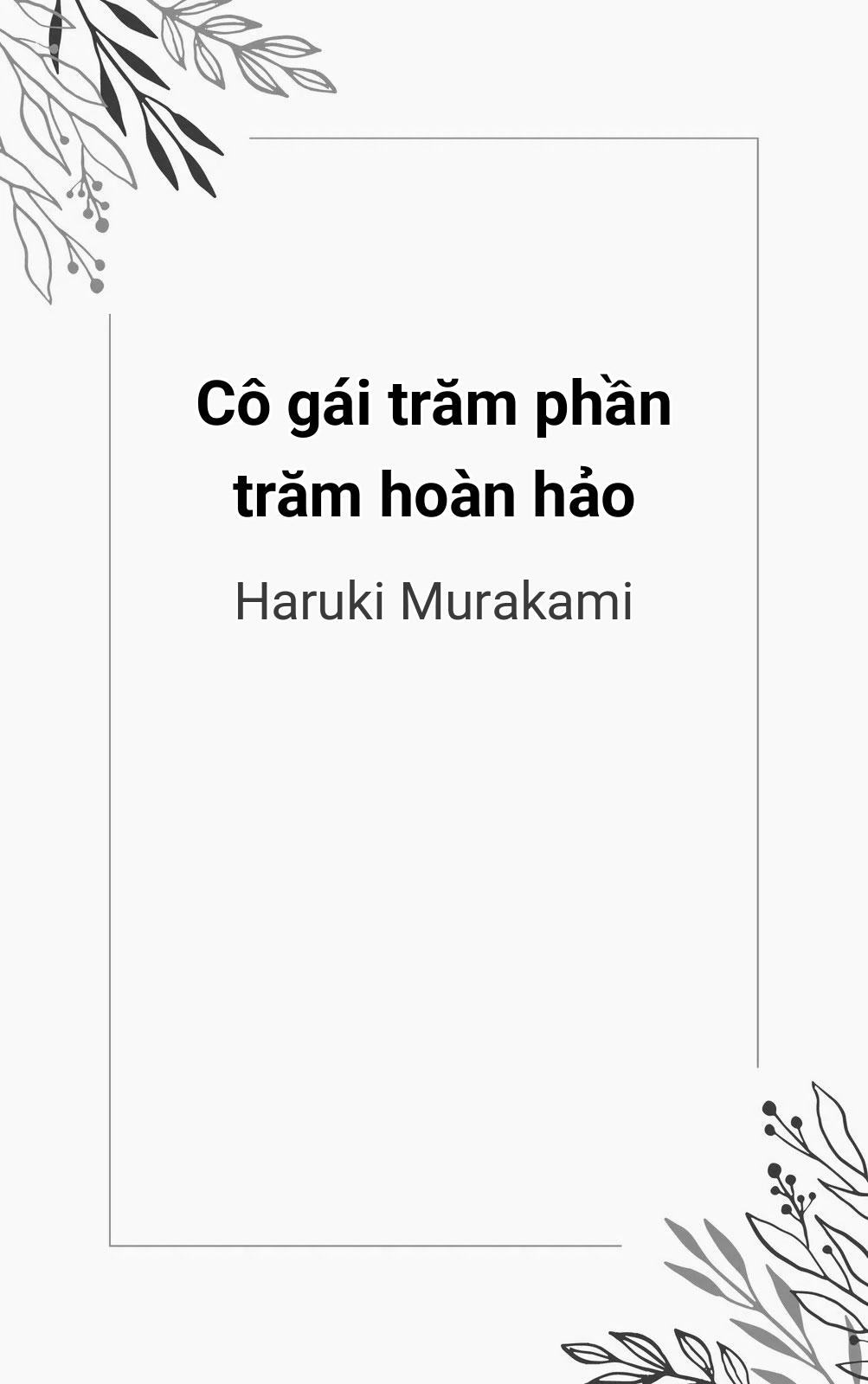 Cô Gái Trăm Phần Trăm Hoàn Hảo