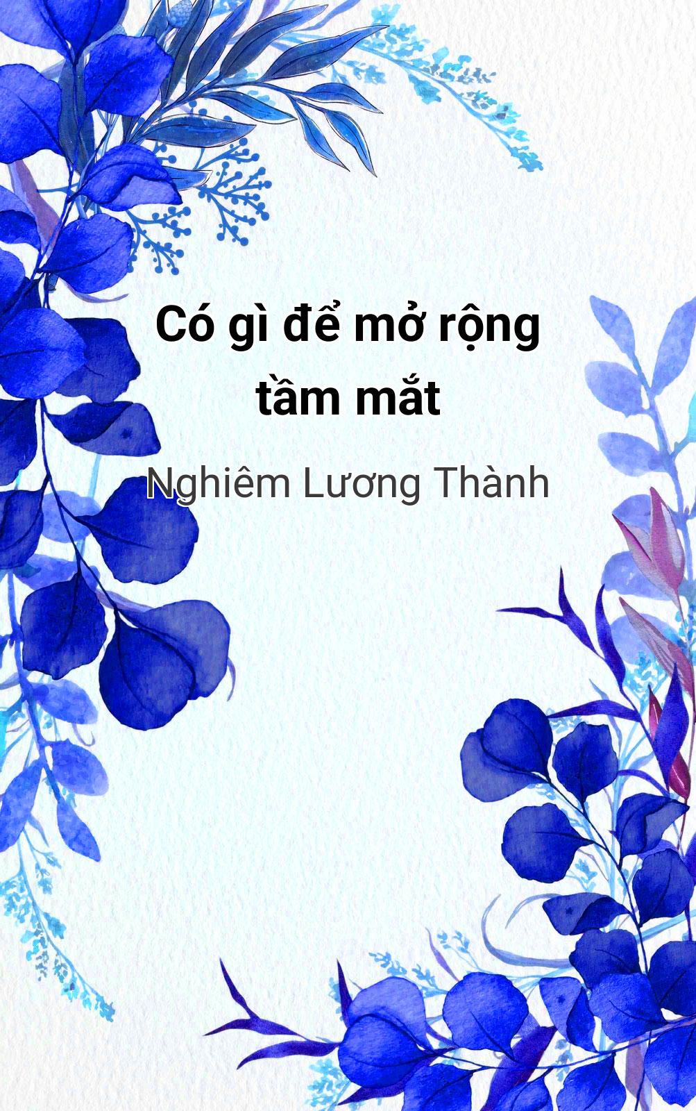 Có Gì Để Mở Rộng Tầm Mắt