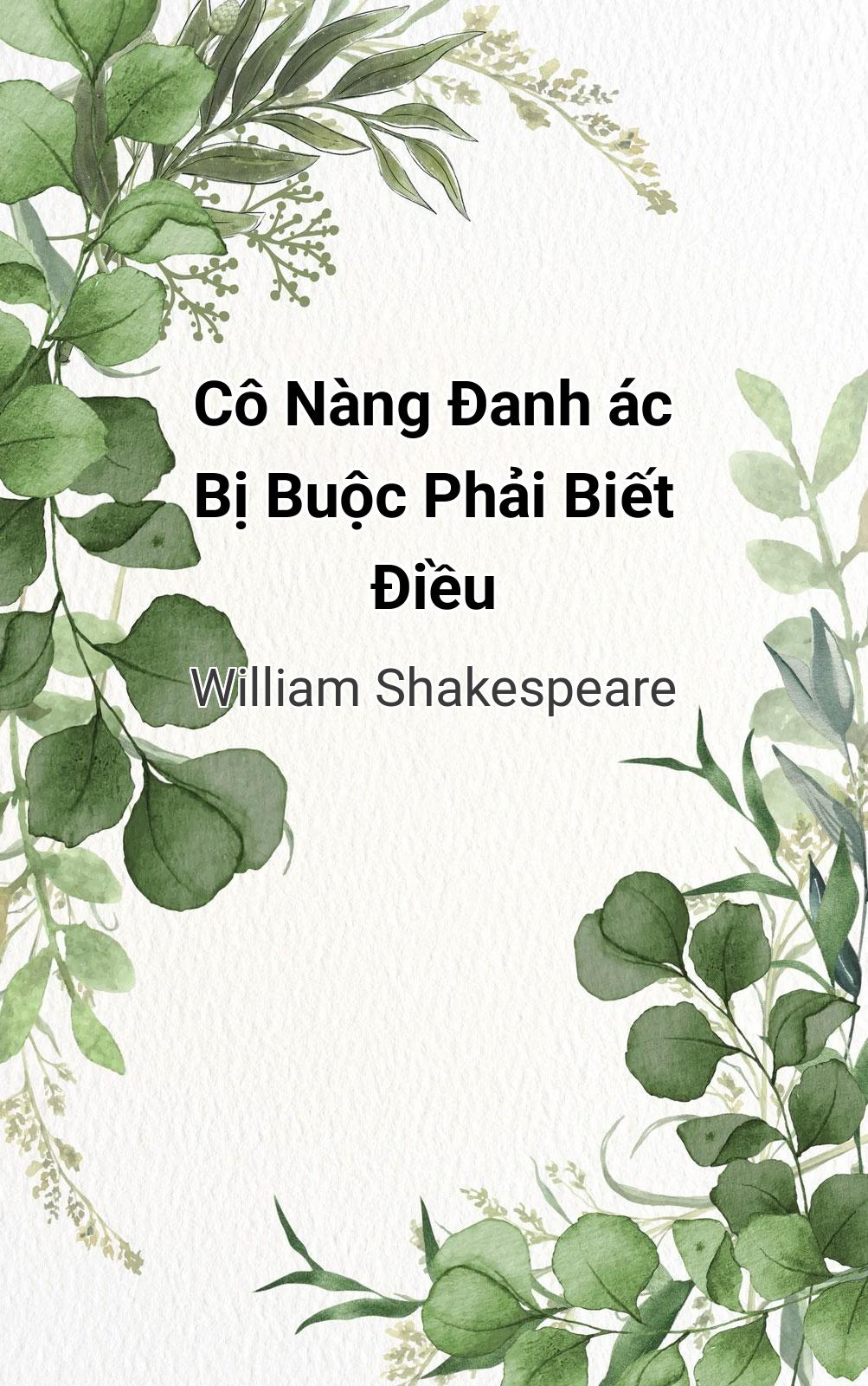 Cô Nàng Đanh Ác Bị Buộc Phải Biết Điều