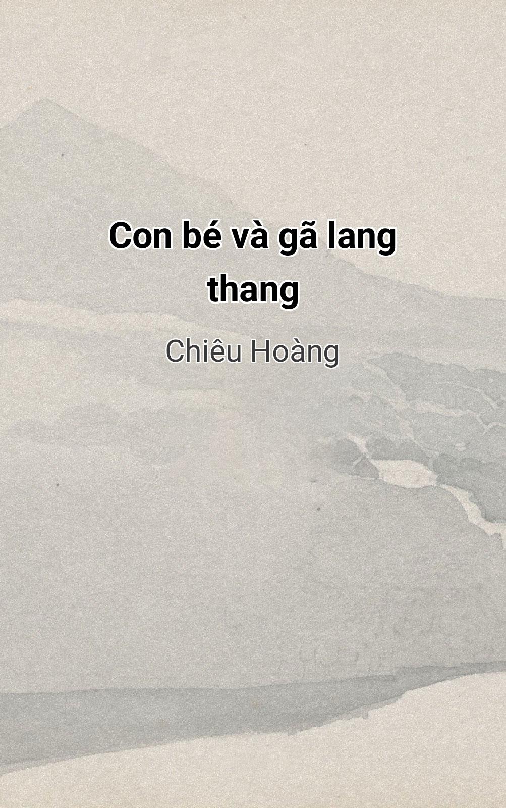 Con Bé Và Gã Lang Thang