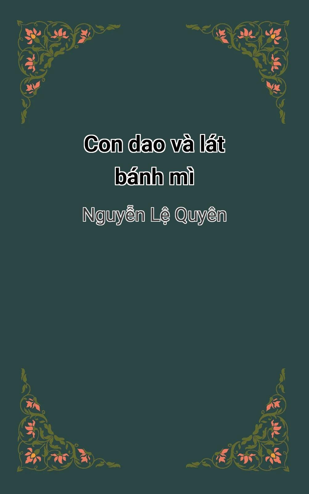 Con Dao Và Lát Bánh Mì