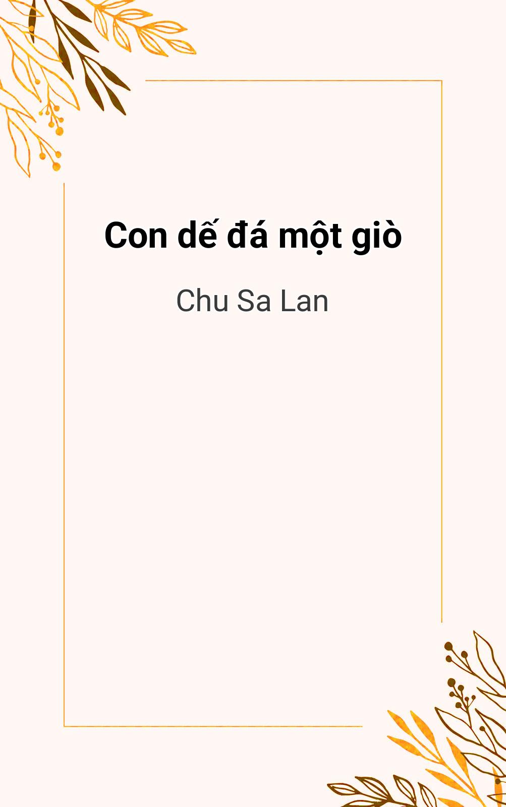 Con Dế Đá Một Giò