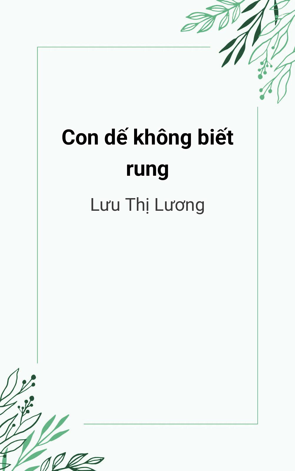 Con Dế Không Biết Rung