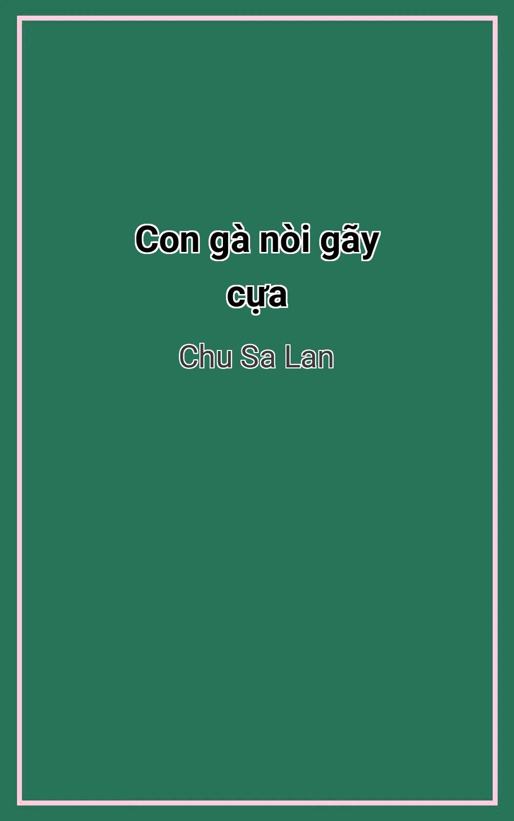 Con Gà Nòi Gãy Cựa