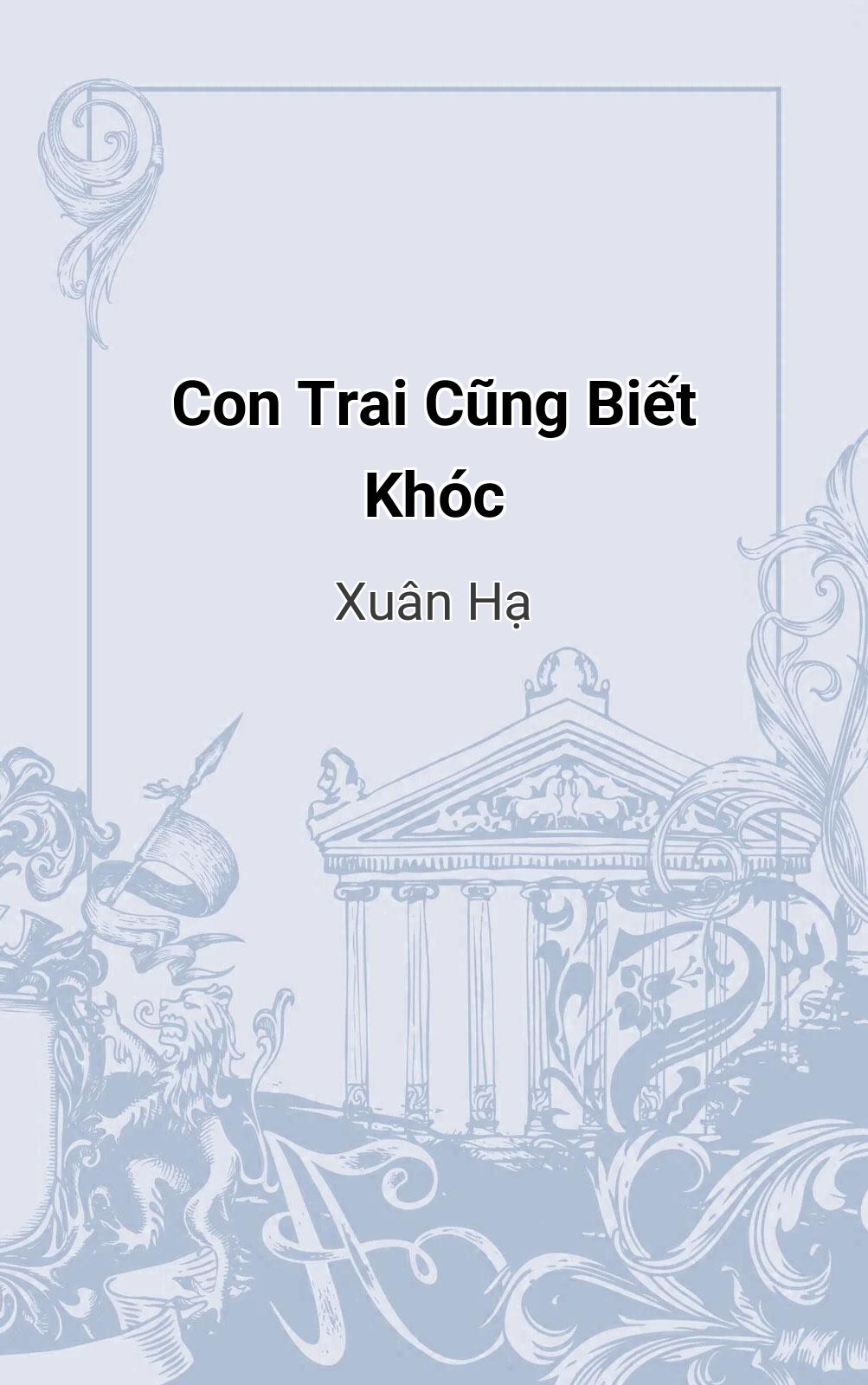 Con Trai Cũng Biết Khóc