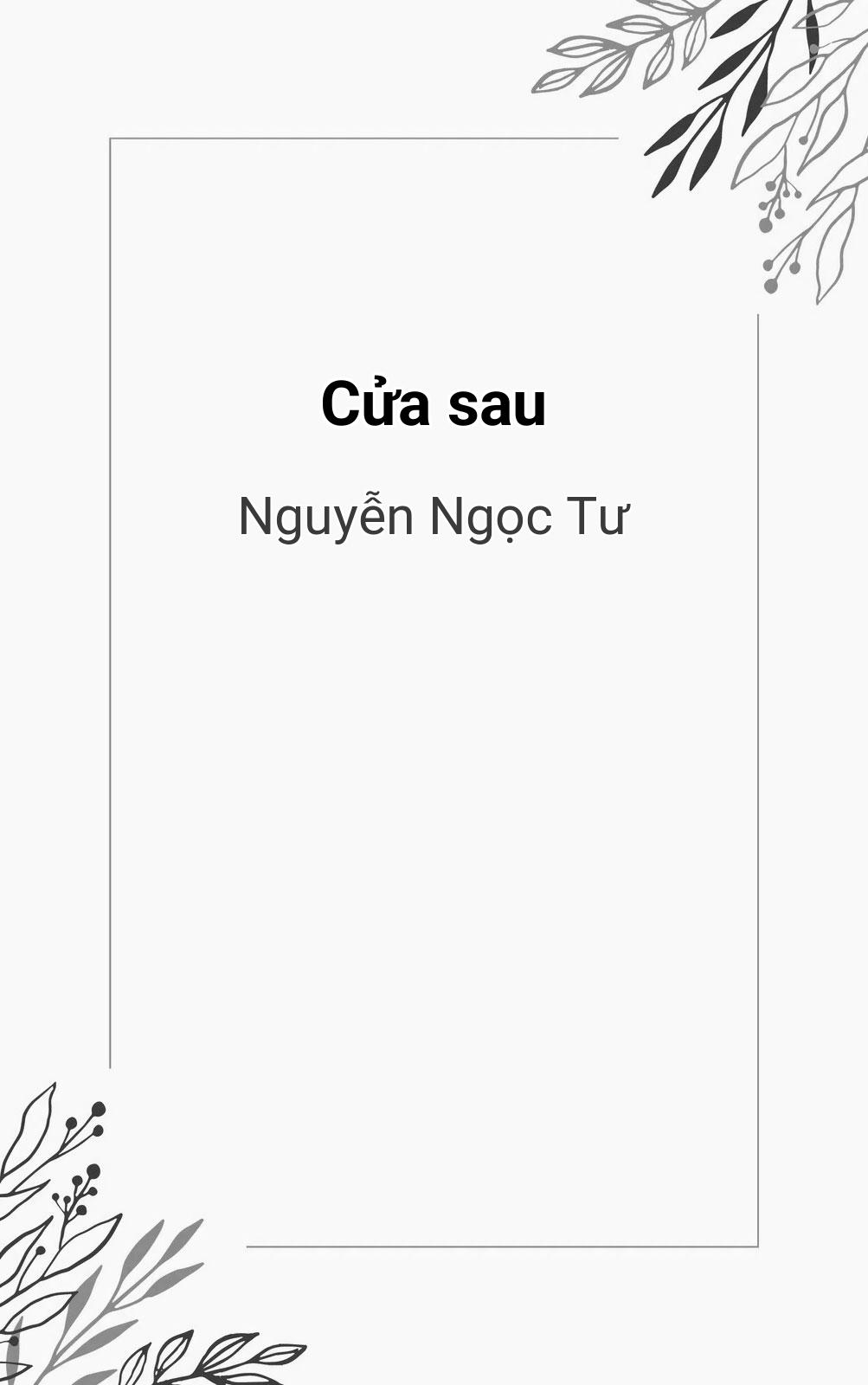 Cửa Sau