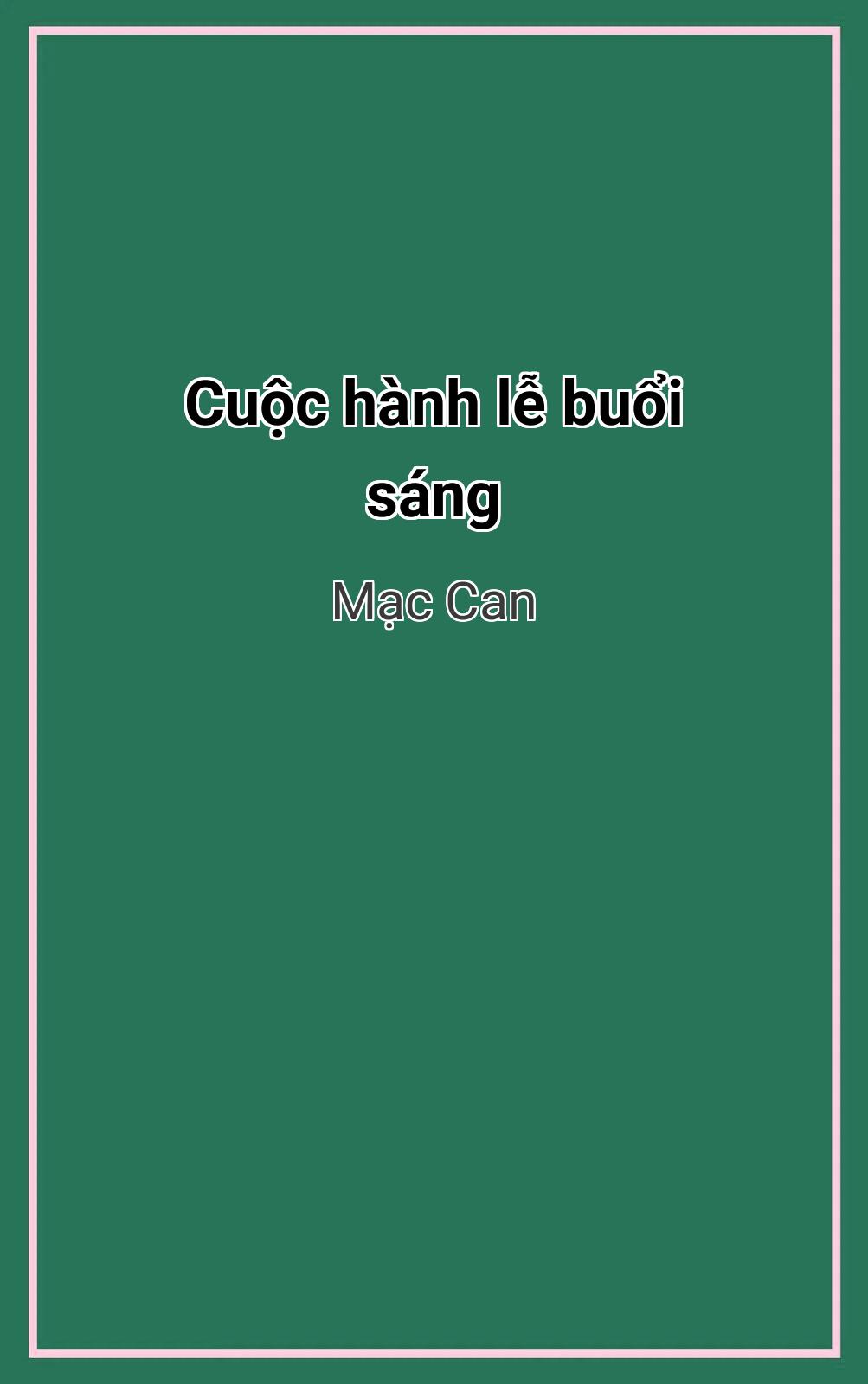Cuộc Hành Lễ Buổi Sáng