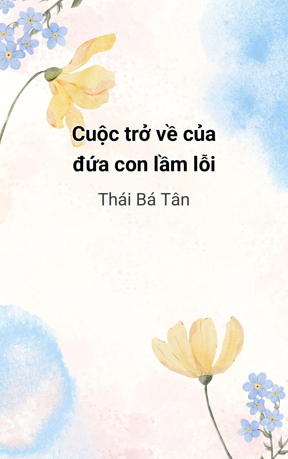 Cuộc Trở Về Của Đứa Con Lầm Lỗi