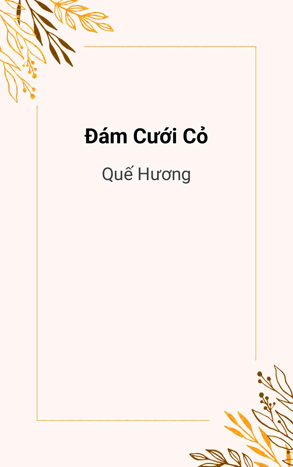 Đám Cưới Cỏ