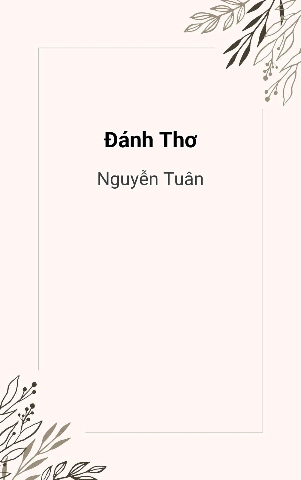 Đánh Thơ