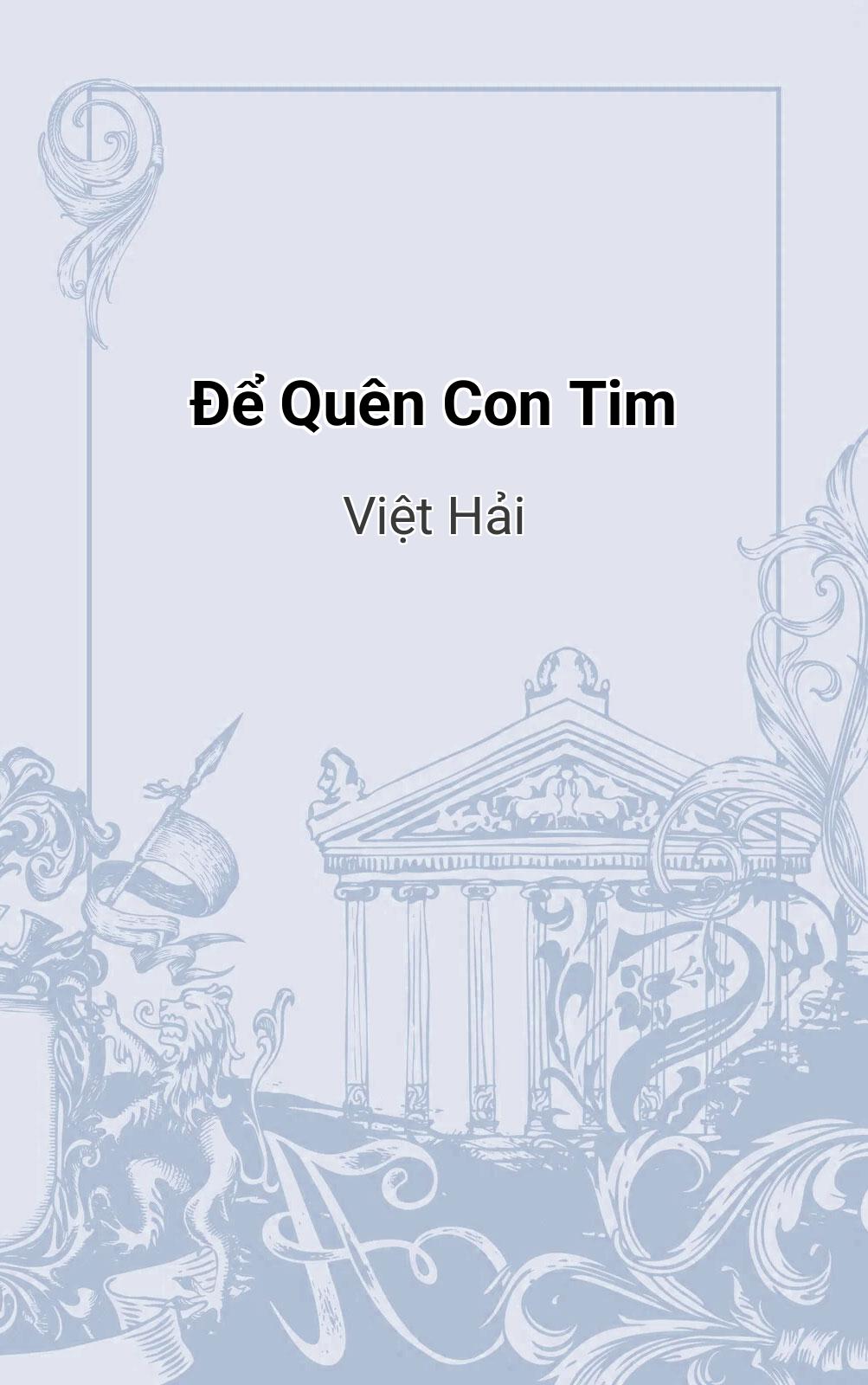 Để Quên Con Tim