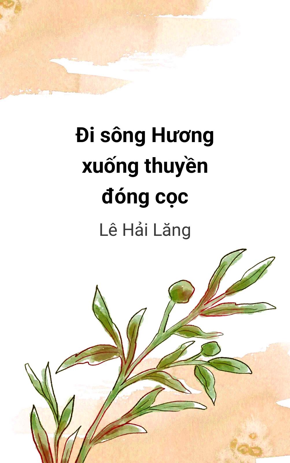 Đi Sông Hương Xuống Thuyền Đóng Cọc