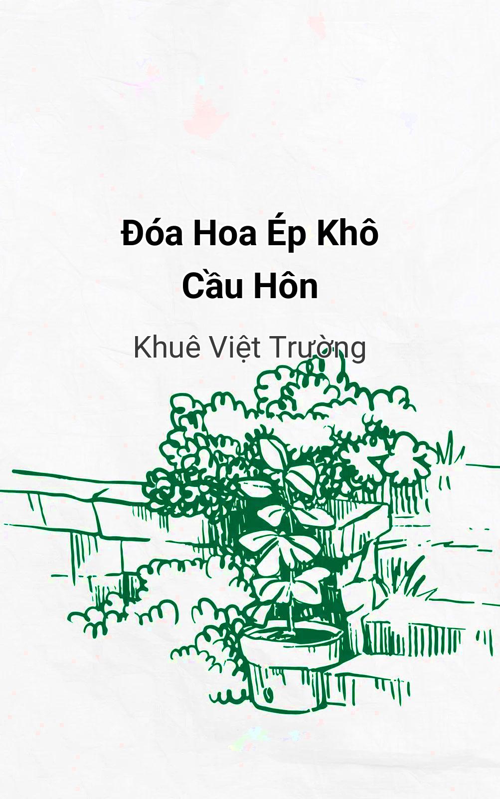 Đóa Hoa Ép Khô Cầu Hôn