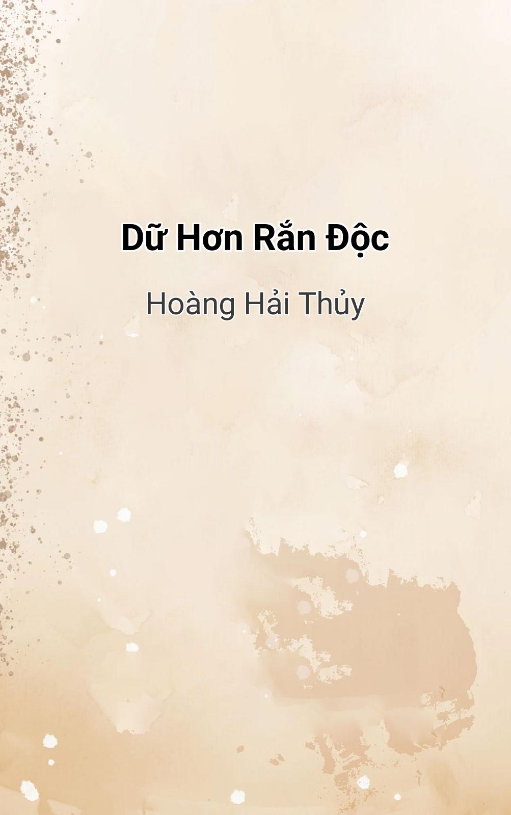 Dữ Hơn Rắn Độc