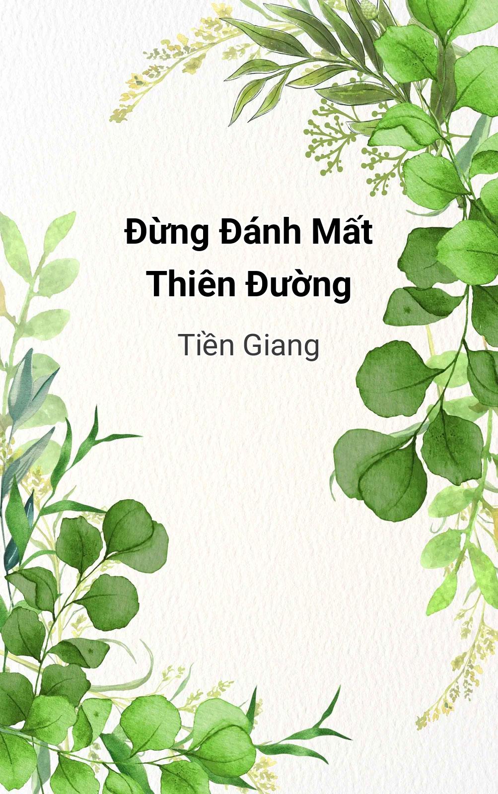 Đừng Đánh Mất Thiên Đường