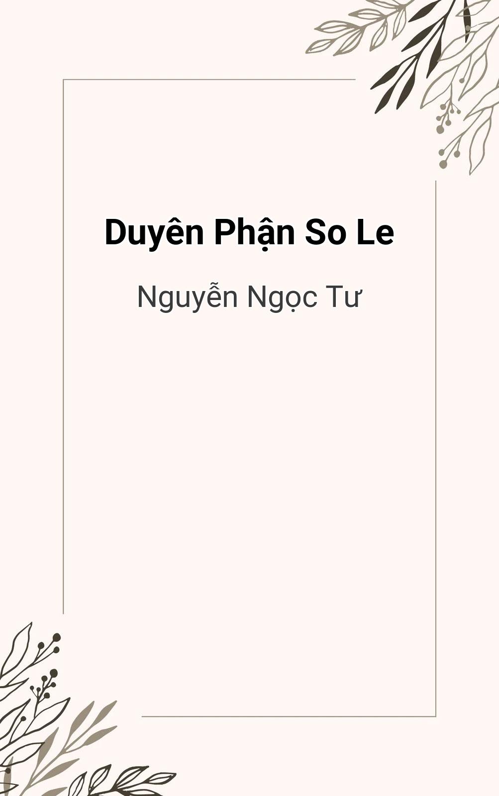 Duyên Phận So Le
